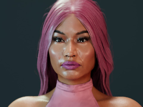 Nicki Minaj 3D Model
