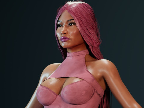 Nicki Minaj 3D Model