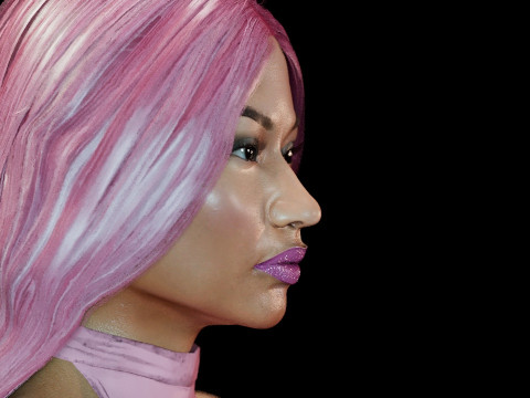 Nicki Minaj 3D Model