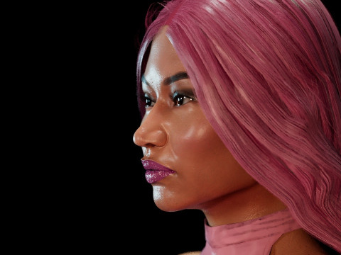 Nicki Minaj 3D Model