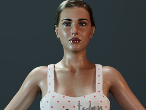 Millie Bobby Brown 3D Model