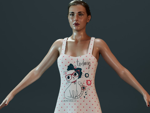 Millie Bobby Brown 3D Model