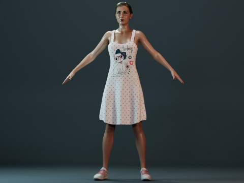 Millie Bobby Brown 3D Model
