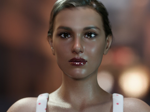 Millie Bobby Brown 3Dモデル