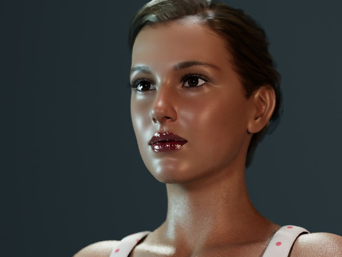 Millie Bobby Brown 3D Model