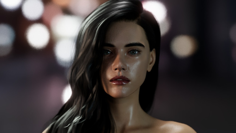 Jennifer Connelly 3D 模型 .c4d .max .obj .3ds .fbx .stl .blend