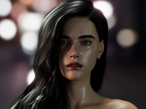 Jennifer Connelly Modello 3D