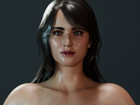 Zoe Deschanel Modelo 3D