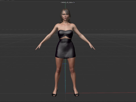 Zoe Deschanel Modelo 3D