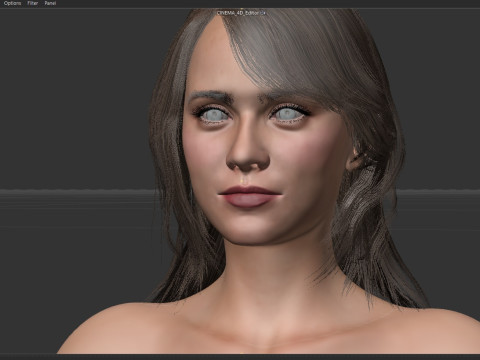 Zoe Deschanel Modelo 3D