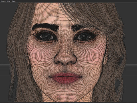 Zoe Deschanel Modelo 3D