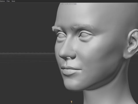 Zoe Deschanel Modelo 3D