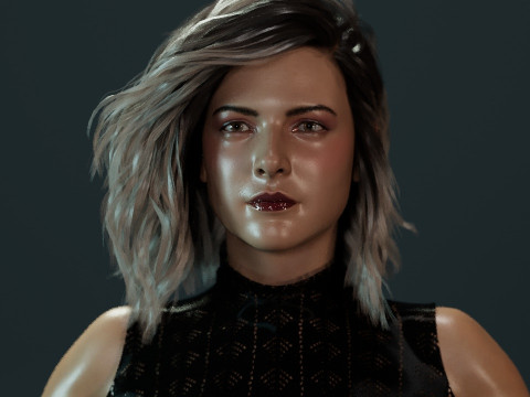 Rebecca Ferguson Model 3D