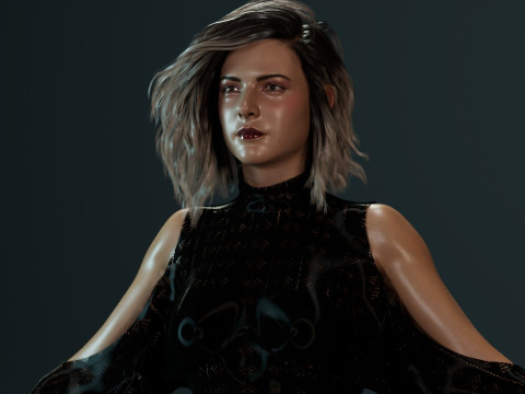 Rebecca Ferguson Model 3D