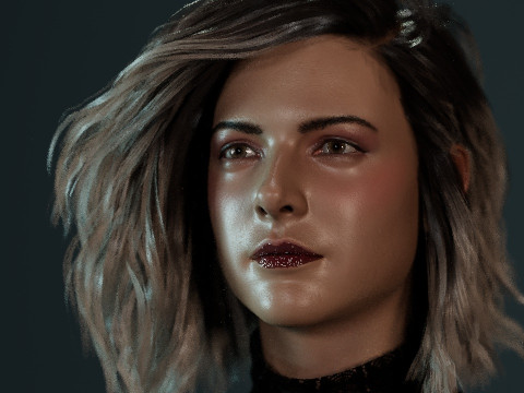 Rebecca Ferguson Model 3D