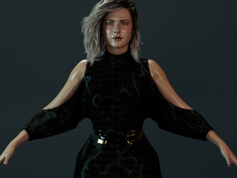 Rebecca Ferguson Model 3D