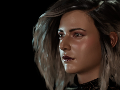 Rebecca Ferguson Model 3D