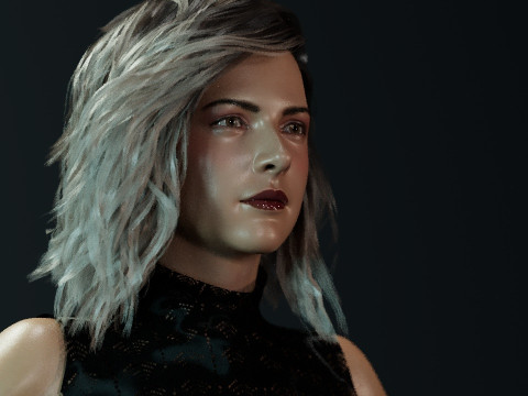 Rebecca Ferguson Model 3D