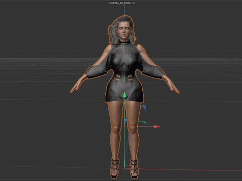 Rebecca Ferguson Model 3D