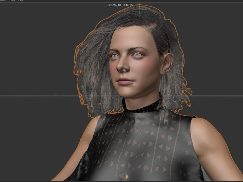 Rebecca Ferguson Model 3D