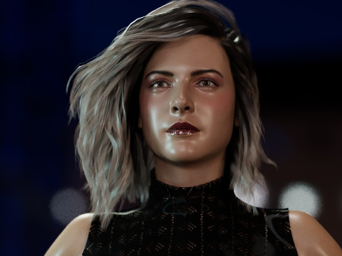 Rebecca Ferguson Model 3D