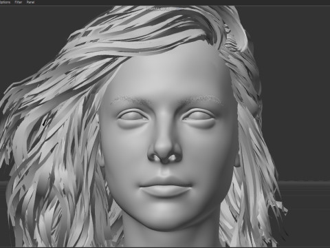 Rebecca Ferguson Model 3D