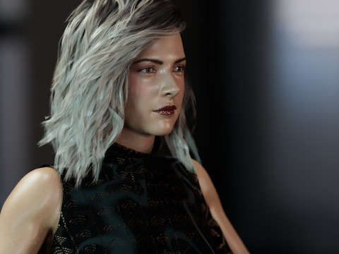 Rebecca Ferguson Model 3D