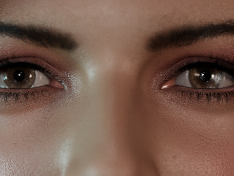Rebecca Ferguson Model 3D