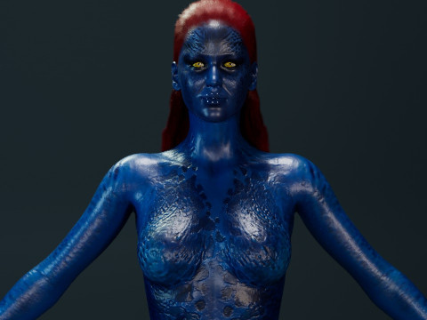 Mystique 3D Model