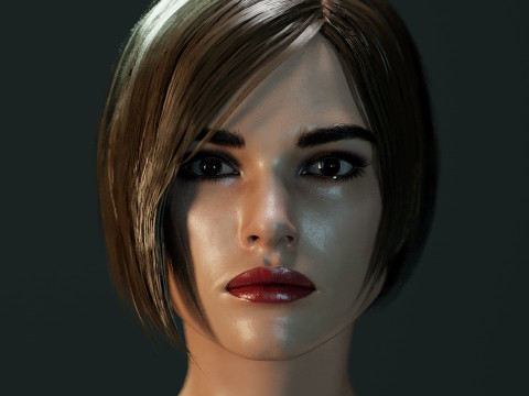 Keira Knightley 3D Model