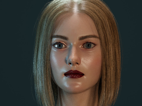 Dakota Fanning 3D Model