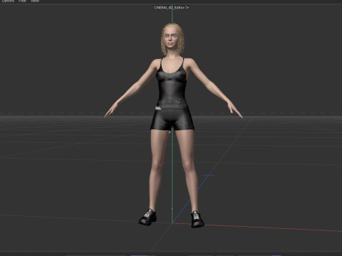 Dakota Fanning 3D Model