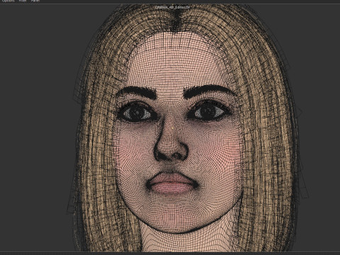 Dakota Fanning 3D Model