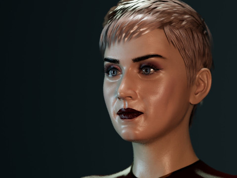 Katy Perry Model 3D