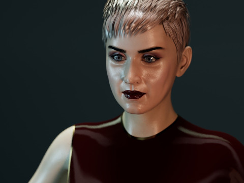 Katy Perry Model 3D