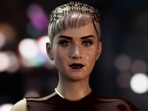 Katy Perry 3D Model