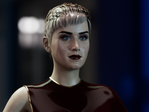 Katy Perry Model 3D