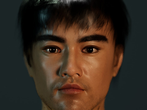 Bruce Lee 3D Model