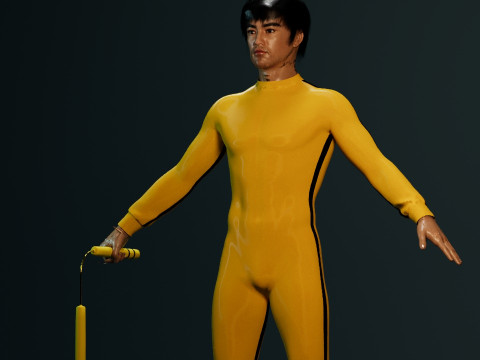 Bruce Lee 3D Model