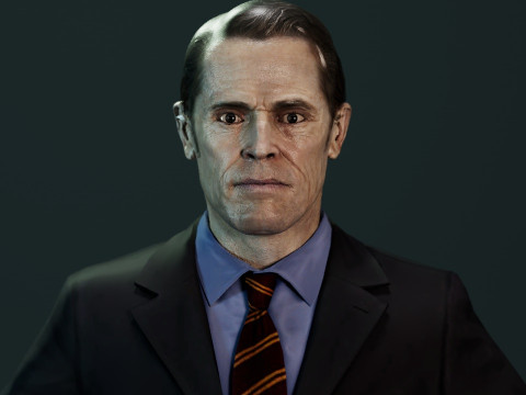 Willem Dafoe Modèle 3D