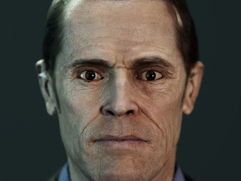 Willem Dafoe Modèle 3D