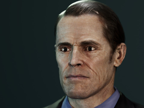 Willem Dafoe Modèle 3D