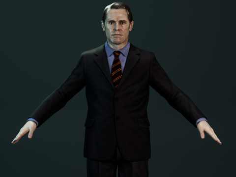 Willem Dafoe Modèle 3D