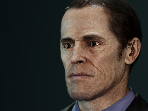 Willem Dafoe Modèle 3D