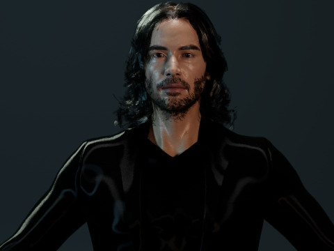 John Wick 3D Model