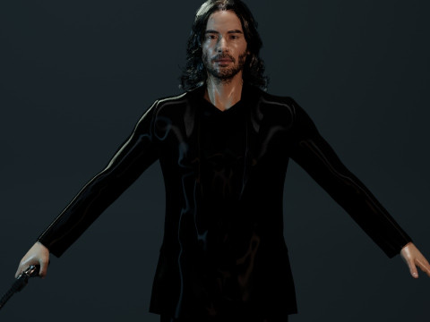 John Wick 3D Model