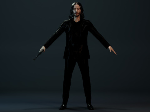 John Wick 3D Model