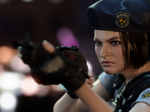 Jill Valentine STARS Modello 3D