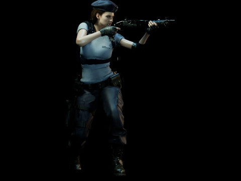 Jill Valentine STARS Modello 3D