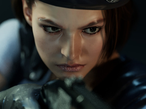 Jill Valentine STARS Modello 3D